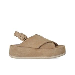 Paloma Barceló Basima Beige Platform Sandal - NWT